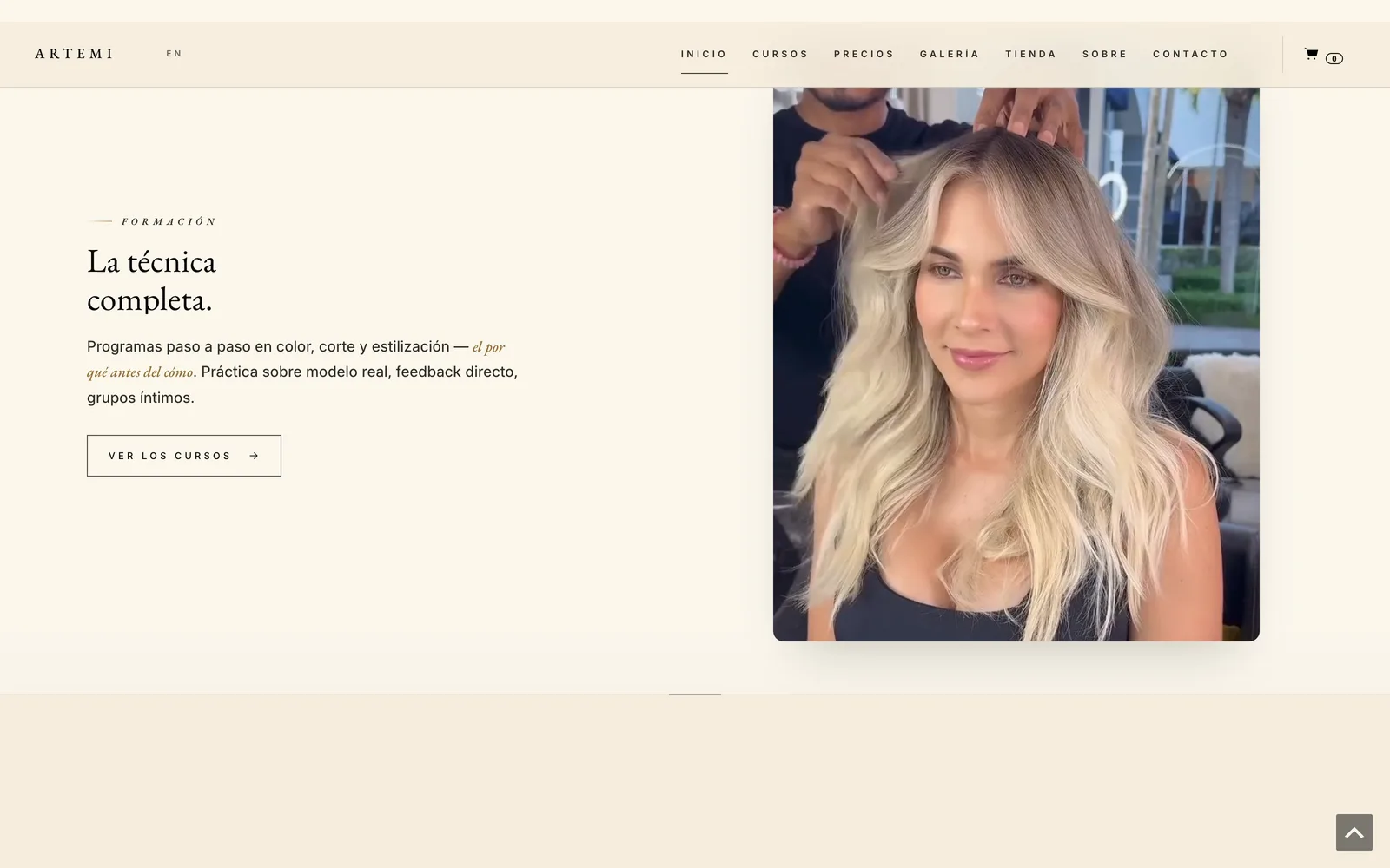 Artemi Hair Makeup — Formación · la técnica completa