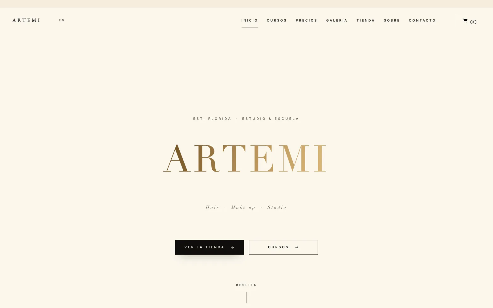 Artemi Hair Makeup hero screenshot