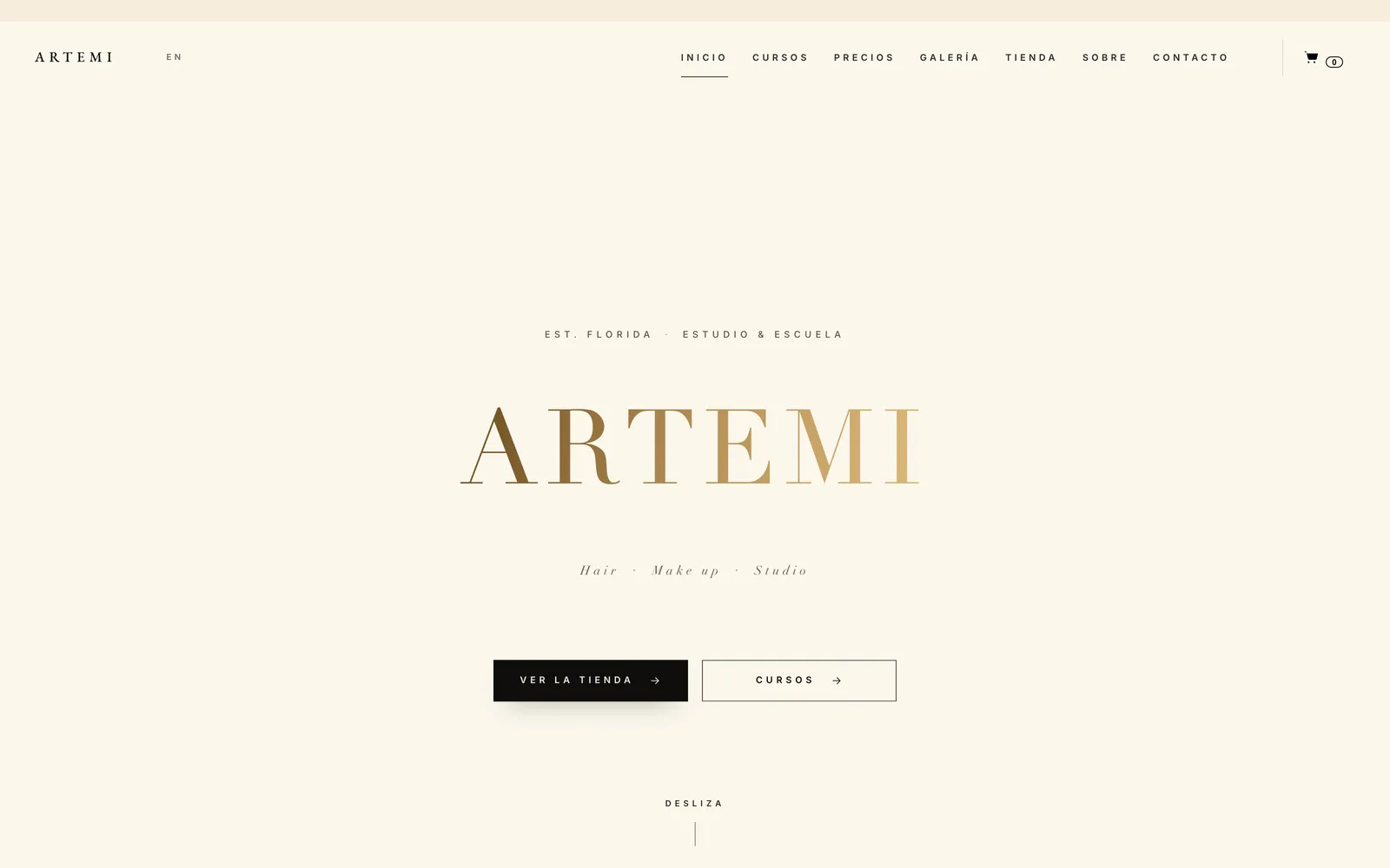Artemi Hair Makeup — hero screenshot