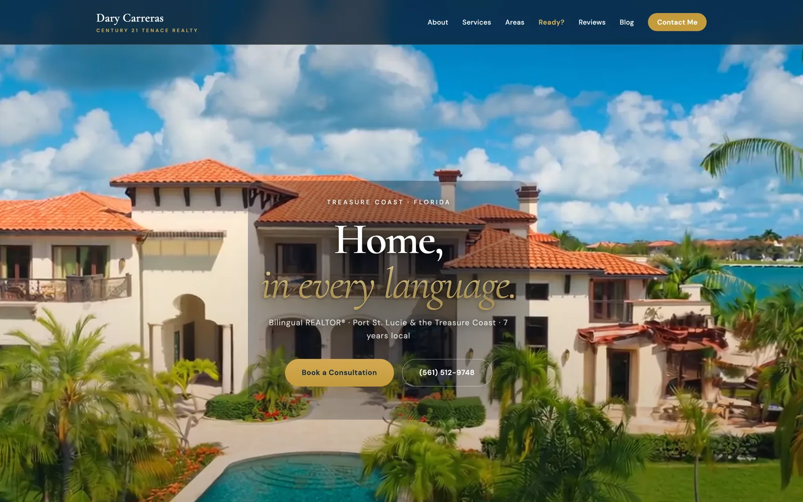 Dary Carreras Realty: Editorial hero