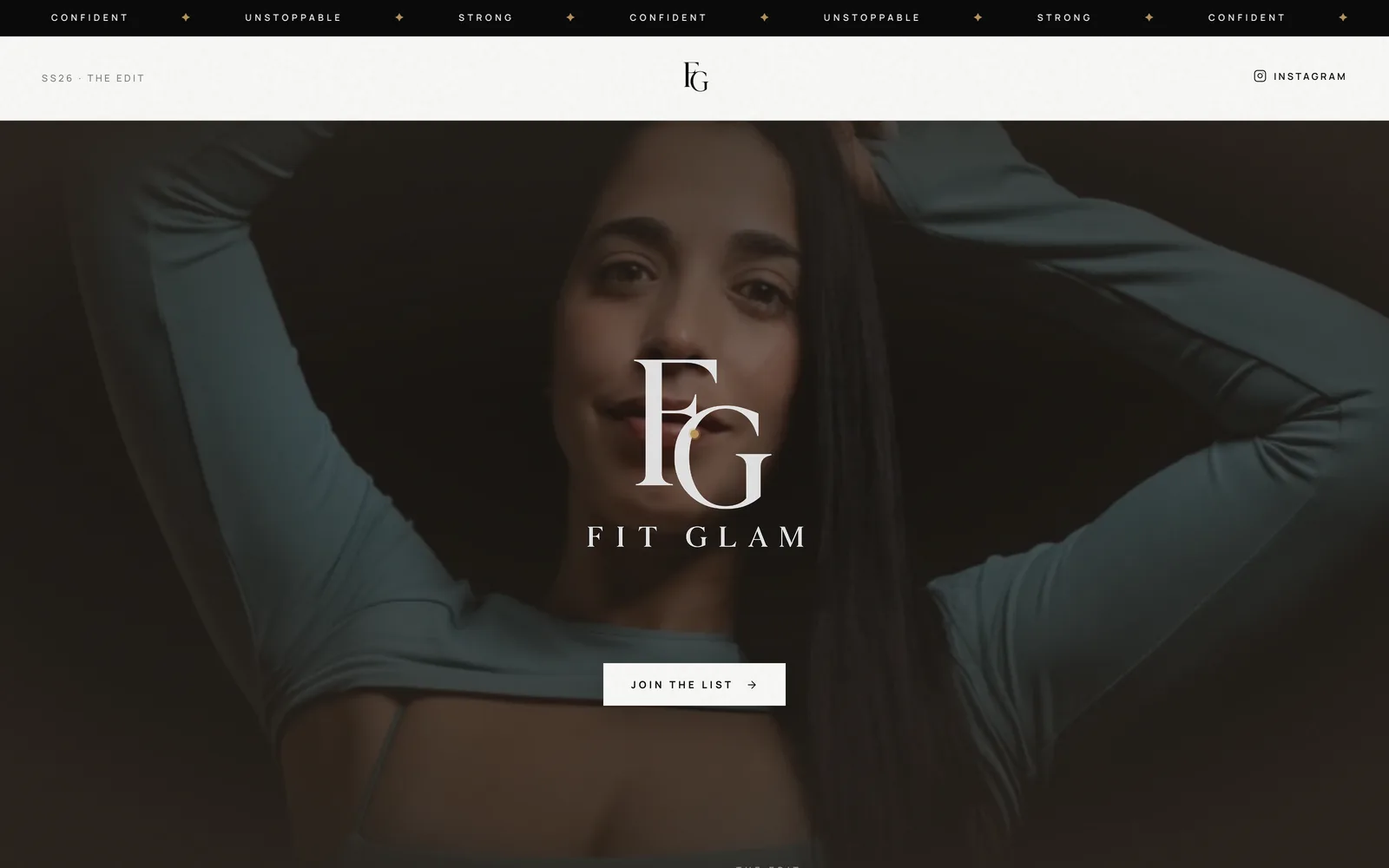 FitGlam · Amanda — hero screenshot