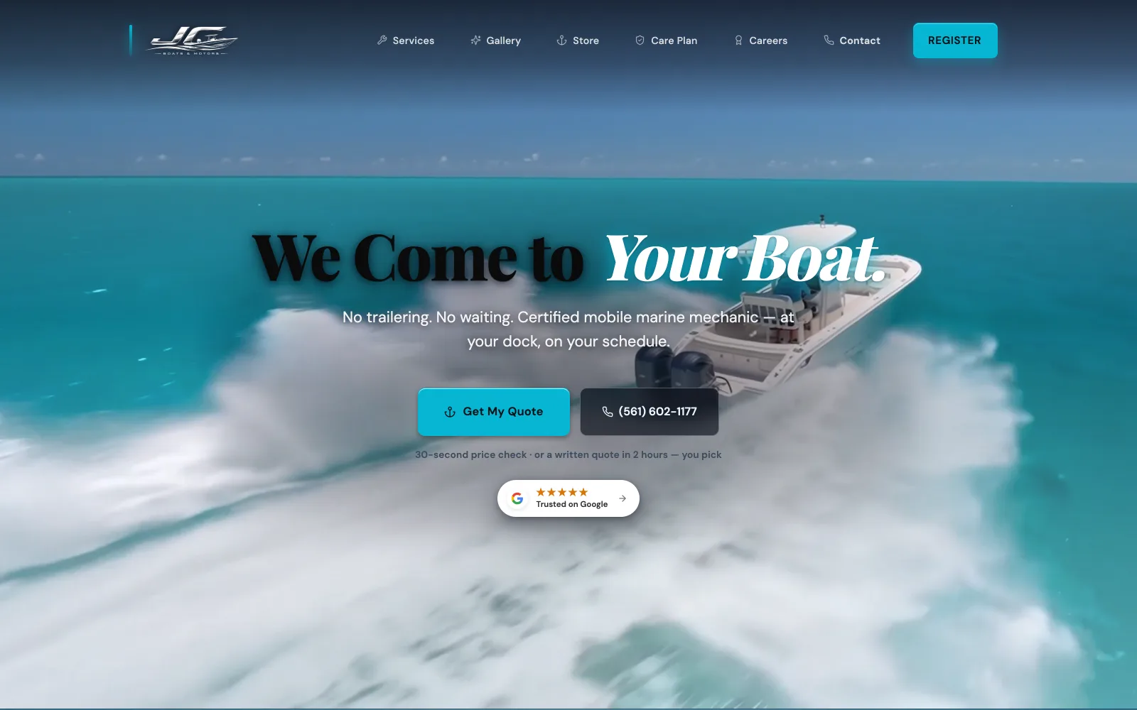 JC Boats & Motors — shipped by Handled Builds