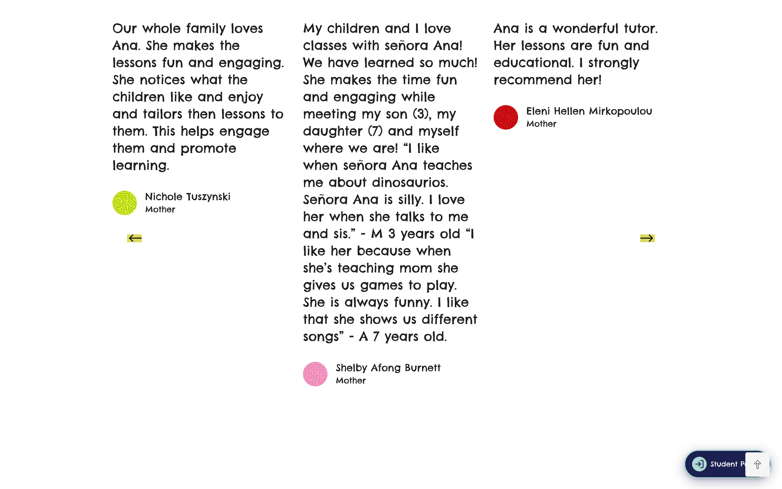 The Spanish Club · Parent Portal — Family reviews
